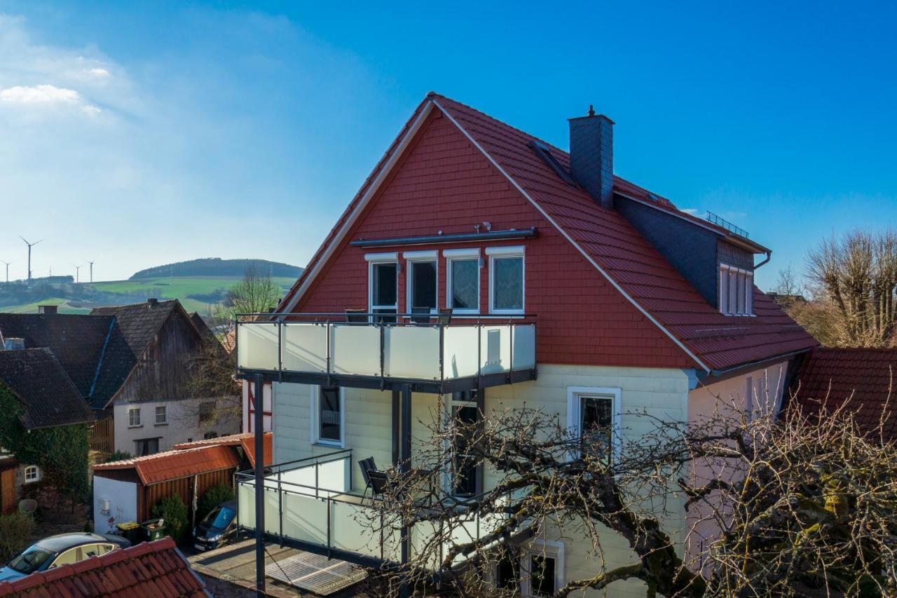 Ferienwohnung Zur Burg Trendelburg Exterior foto